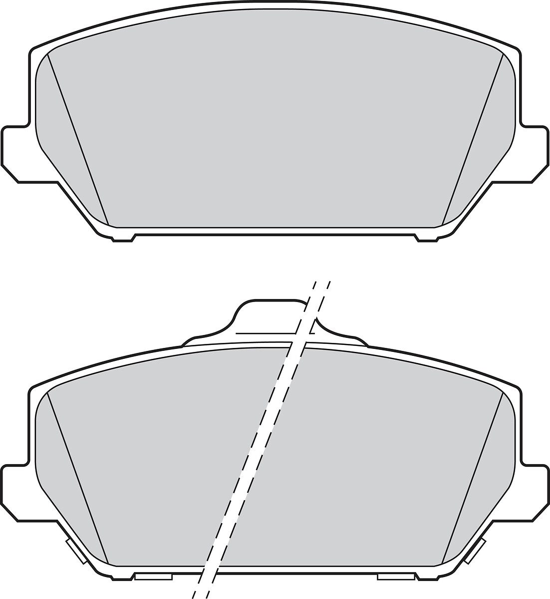 Jeu de 4 plaquettes de frein VALEO ref. 302864